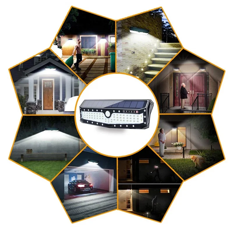 luz solar led para exterior