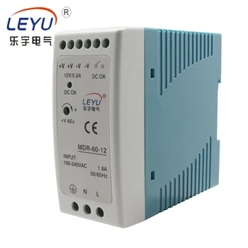

CE RoHS LEYU MDR-40-24 ac dc 1.7a single output LED driver switching power supply