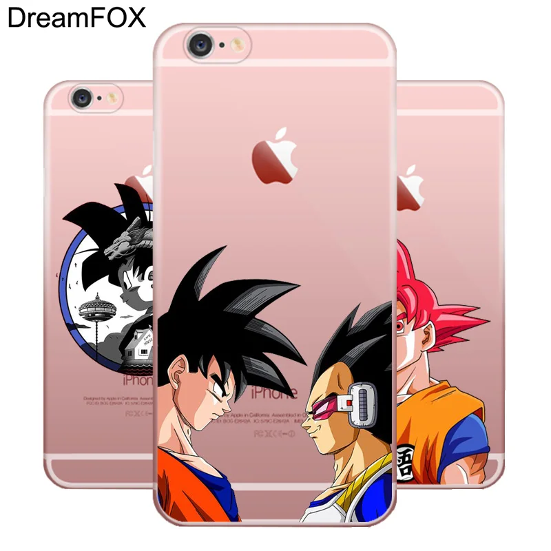 M215 Dragon Ball Goku серии мягкий силиконовый чехол из ТПУ для Apple iPhone 11 Pro X XR XS Max 8 7 6S Plus 5 5S