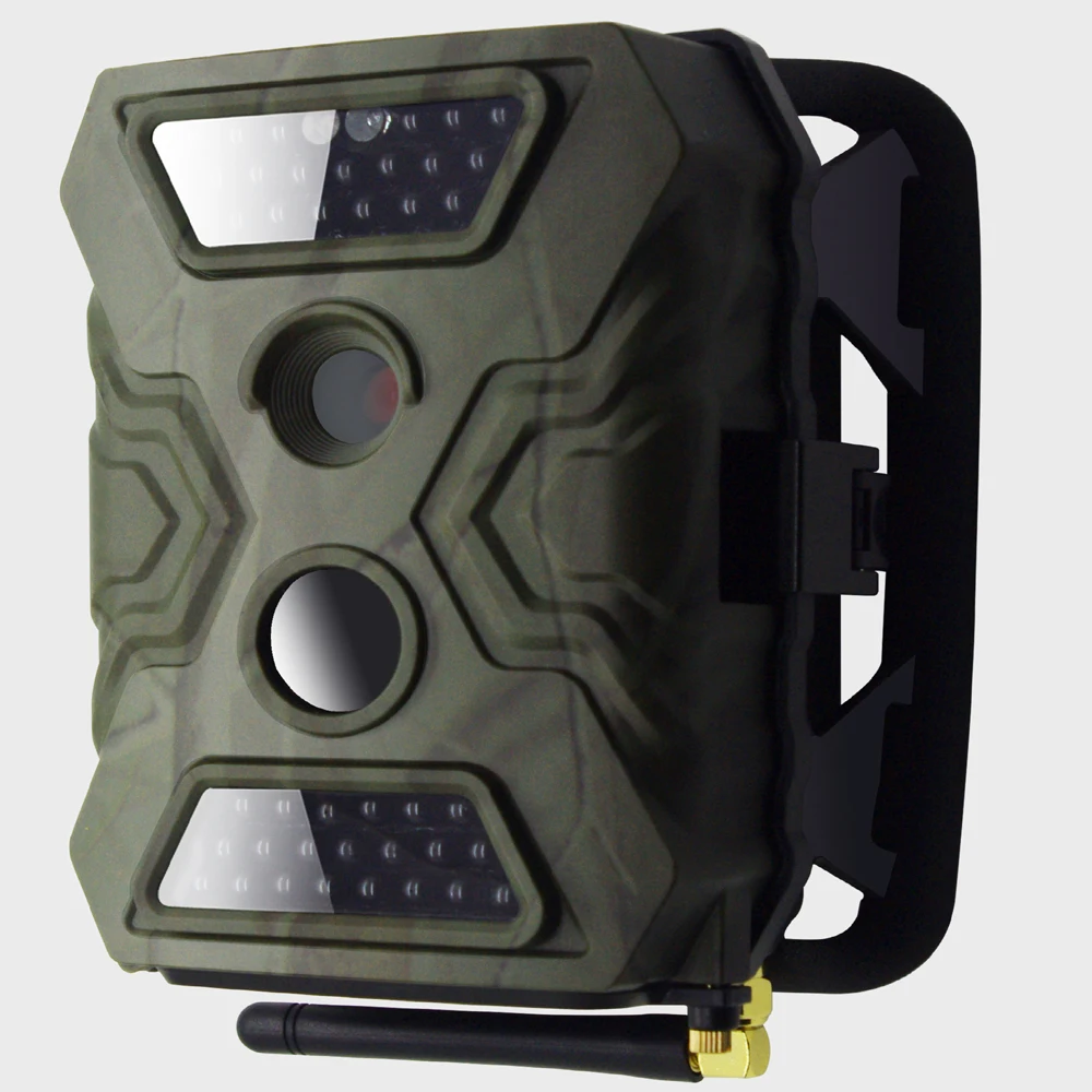 12MP PIR Scouting Trail GSM SMS/MMS Alarm Camera with 20meters Night Vision & 8AA Battery Power Supply & 720P Video Recording