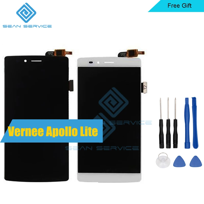 For Original Vernee Apollo Lite LCD Display + TP Touch Screen Digitizer Assembly Lcds 5.5\