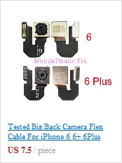Тестирование большой задний Камера гибкий кабель для iPhone 8 8+ 8 плюс сзади основной Cam модуль для iPhone8 8 плюс 12MP 2160 P