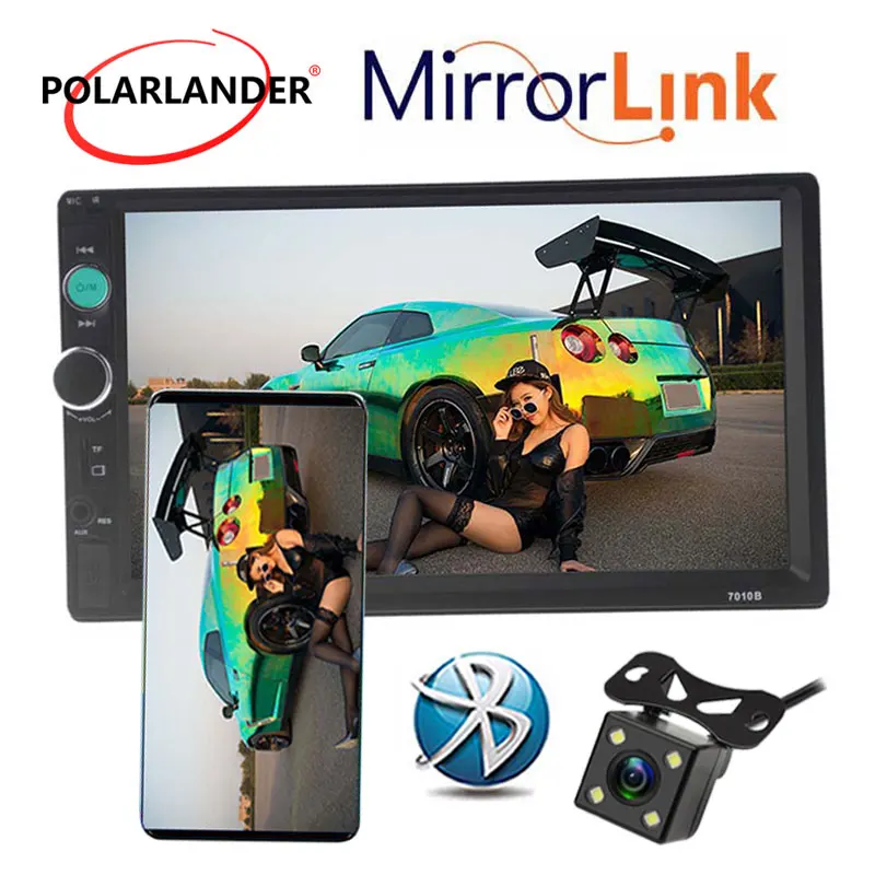 2 DIN Car Stereo MP5 car Radio in Dash HD Touch Screen USB/TF/AUX/FM Mirror Link radio cassette player autoradio auto tapes