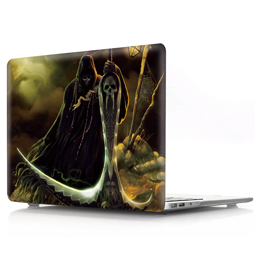 Жесткий чехол на Хэллоуин для Apple MacBook Air Pro Retina 11 12 13 Mac book New 15 дюймов с сенсорной