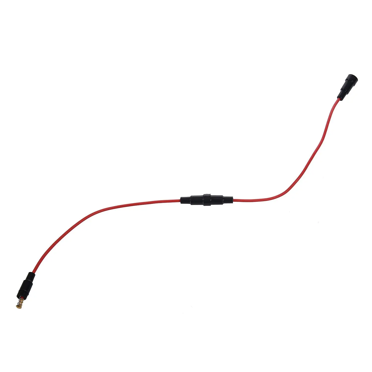 

10pcs 5x20mm AGC Fuse Holder Case In-line Screw Type With 22AWG Wire Cable