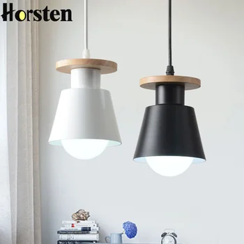 

Horsten Nordic Japanese Modern Pendant Lights Simple Black White Pendant Lamp For Restaurant Bedroom Dining Room Hanging Light