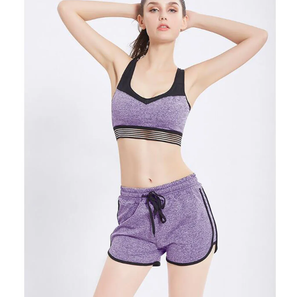Лидер продаж шорты для йоги спортивная одежда для женщин спорта, бега шорты для фитнеса йоги Короткие для бега фитнес pantalones mujer