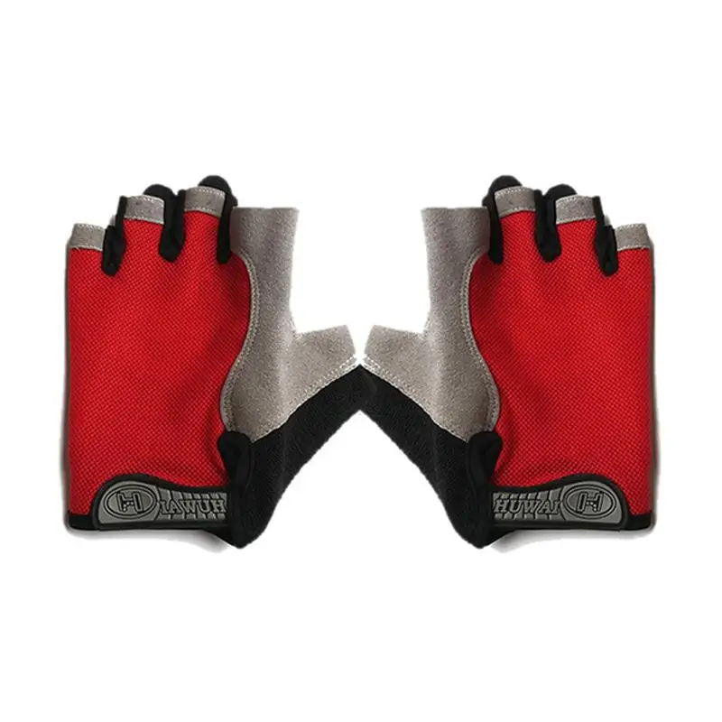 

1 Pair of Gloves Sun Block Outdoor Cycling Fishing Half Finger Gloves Sports Gloves For Woman Male Man