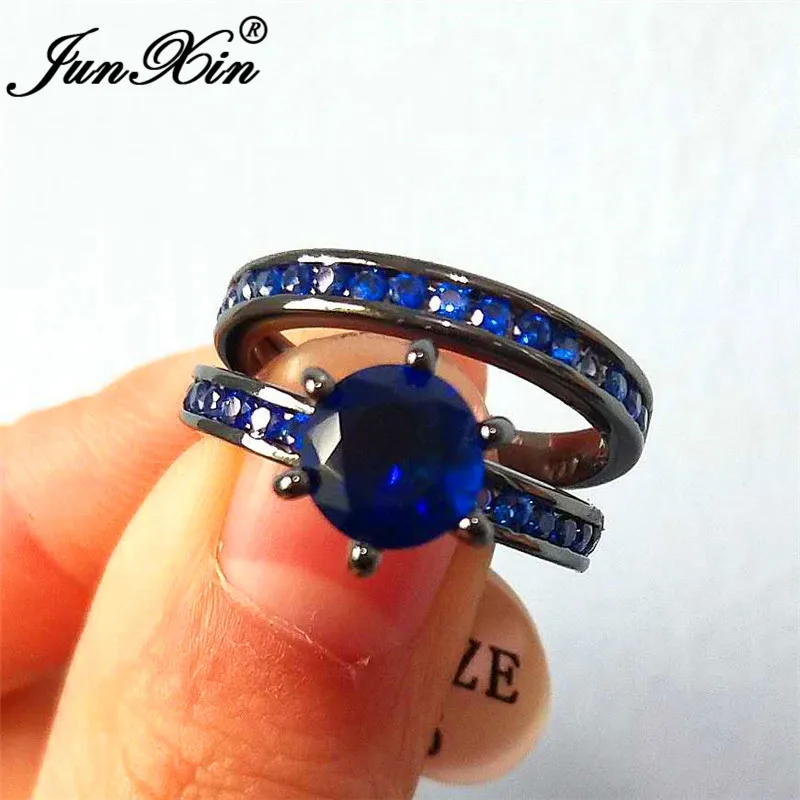 JUNXIN-Boho-Bridal-Ring-Sets-For-Women-Black-Gold-Royal-Blue-Stone-Pink-Green-White-Zircon (1)
