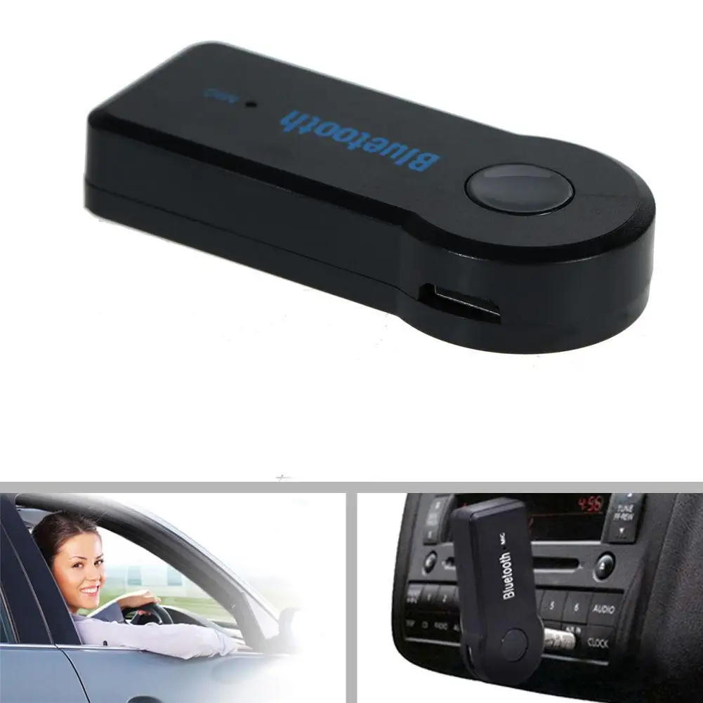 Handfree беспроводной приемник Bluetooth универсальный 3,5 мм автомобиля AUX Стерео усилитель Музыка адаптер с микрофоном для ПК