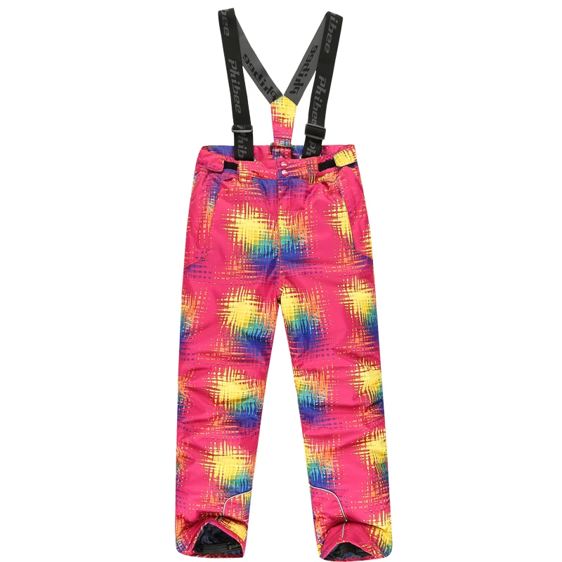 Зимние лыжные штаны Detector для девочек ветрозащитные комбинезоны спортивные детей