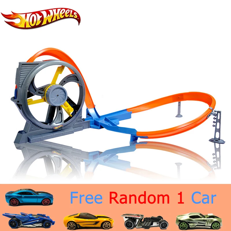 Hot Wheels Брендовая детская игрушка машина турбина Твистер трек Набор