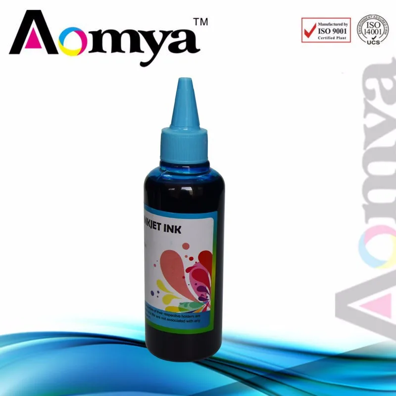 Aomya Cyan Universal Dye ink Compatible for HP printer ink all models