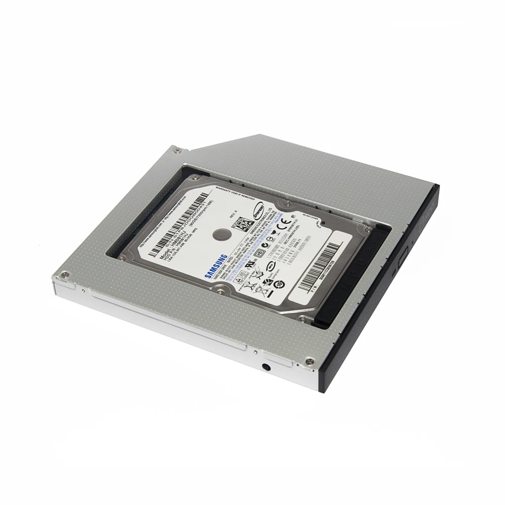 DeepFox алюминиевый 2nd HDD SSD caddy 12,7 мм IDE To Sata Чехол для 2," жесткий диск чехол Корпус для hp DELL ACER