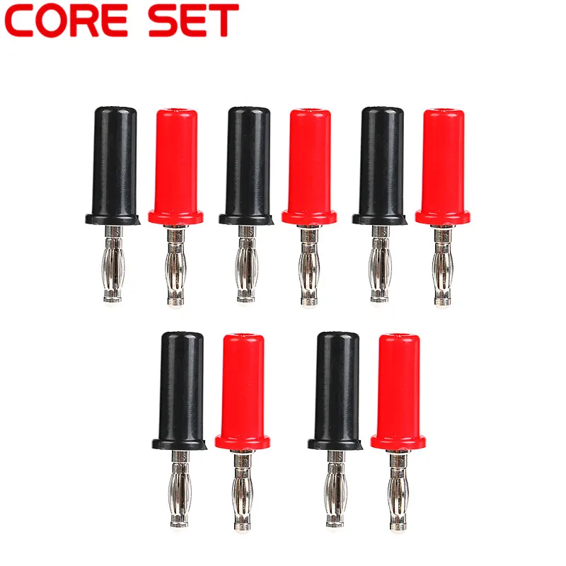 10pcssetAudioSpeakerBananaPlatePlugsConnectors4mmLanternType