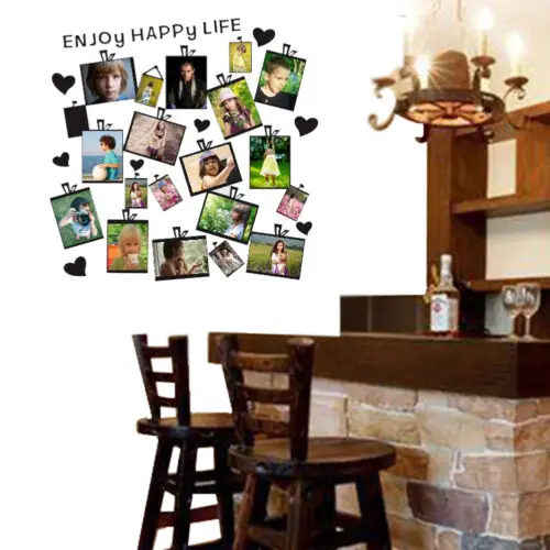 20Pcs DIY Family Photo Frame Tree Wall Sticker Home Decor Living Room Bedroom Decals Poster Decoration Wallpaper | Дом и сад