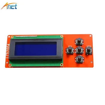 

RAMPS 1.4 Controller Control Panel LCD 2004 Module Screen 3D Printer Kit Smart Parts For Anet LCD2004 LCD Blue Screen