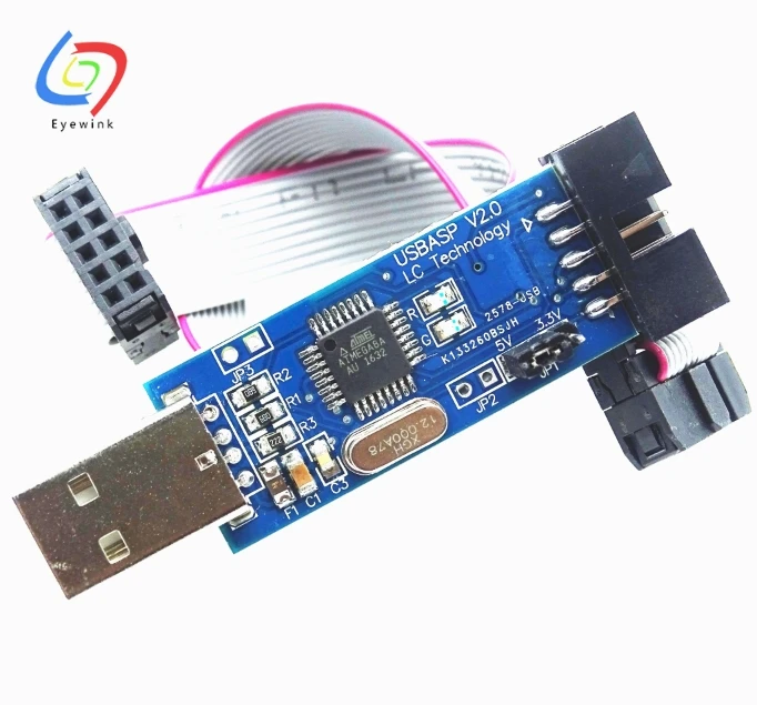 

EYEWINK 1pcs USB ISP Programmer For ATMEL AVR ATMega ATTiny 51 Development Board