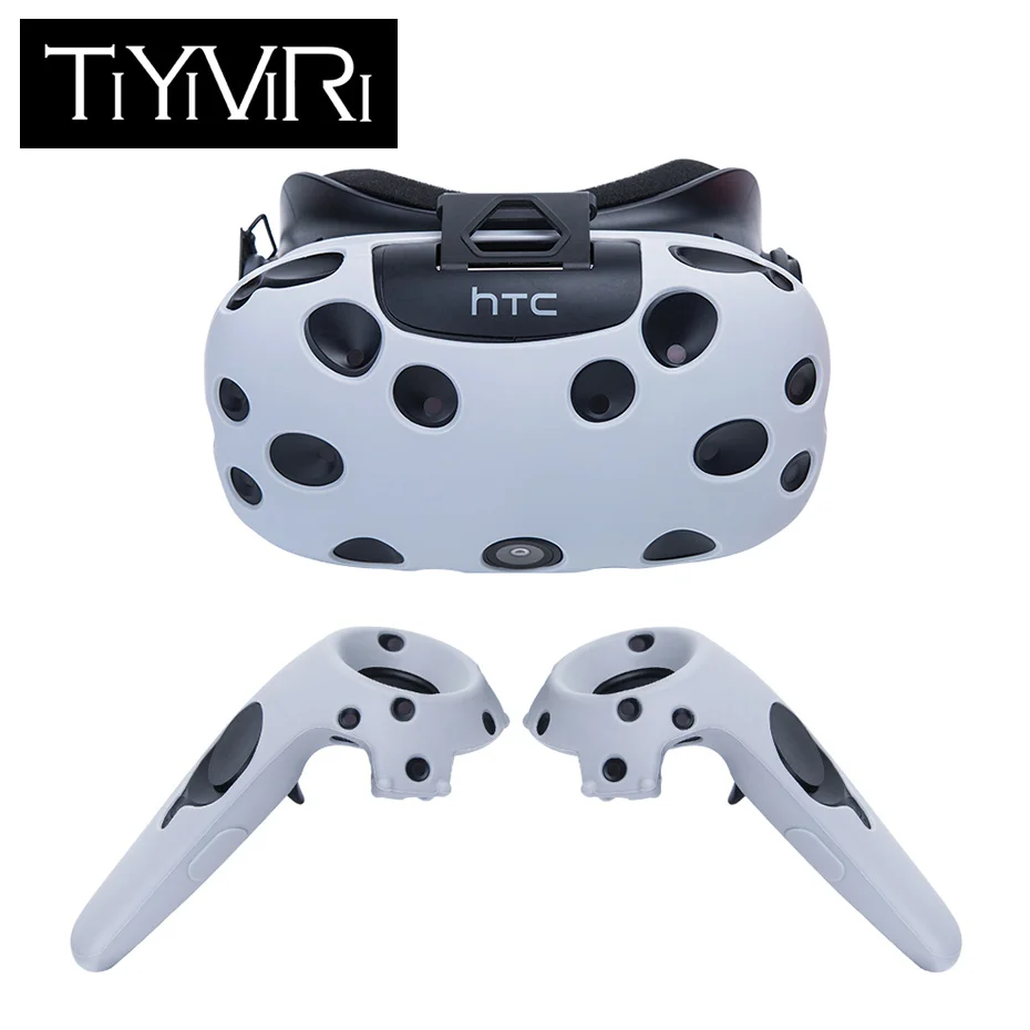 Силиконовый чехол для htc Vive Headset VR контроллер очков ручка шлема кожаный