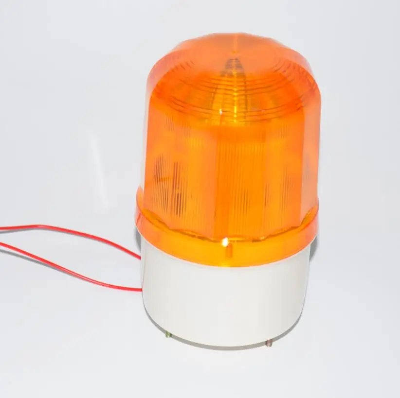 

LPSECURITY Outdoor LED light flashing lamp alarm light blinker strobe for swing sliding garage gate door motor opener(no sound)