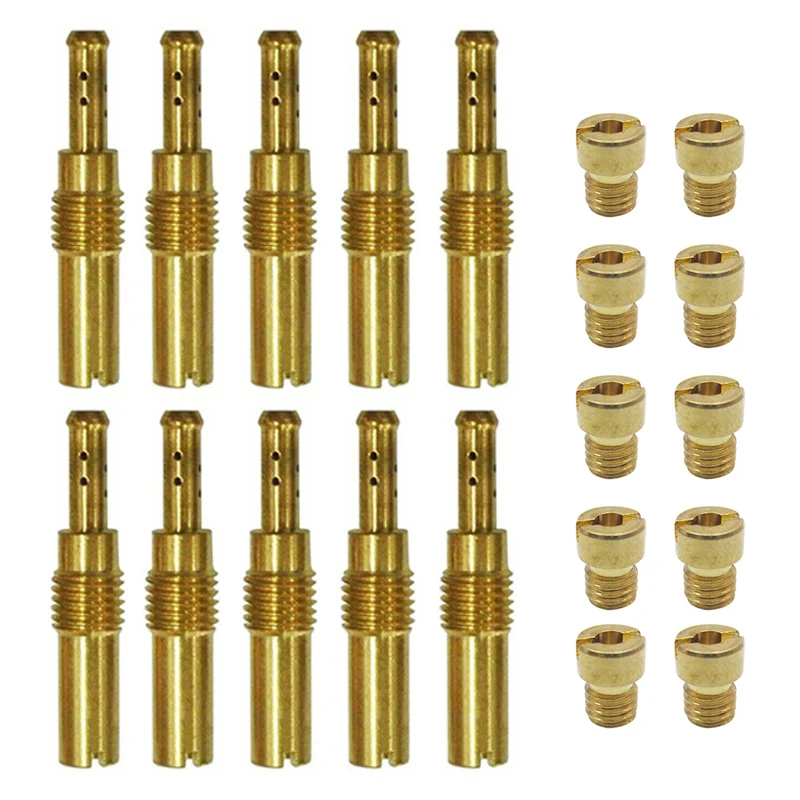 

20pcs Carburetor Main Jet Kit Set Slow/Pilot Jet For PWK Keihin OKO CVK