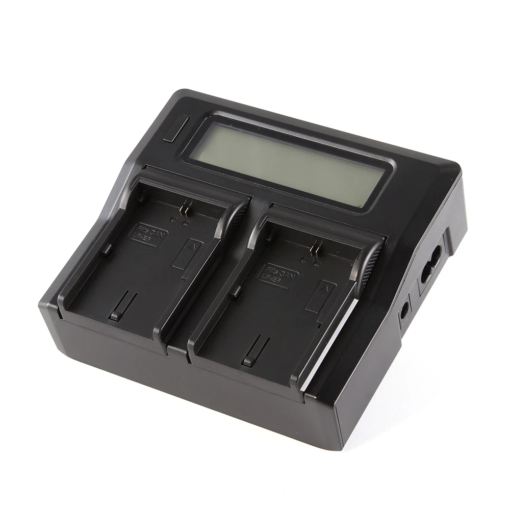LCD Dual Battery Charger For LP-E6 LC-E6E 7D Mark II 6Da 5DS R 6D 60D 70D R5C R5 R6