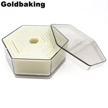 9 шт шестигранное печенье форменное резак для печенья