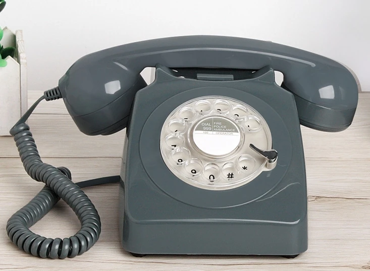 Классические телефоны в стиле ретро античные ротационные телефоны/поворотный Dialpad CT-307