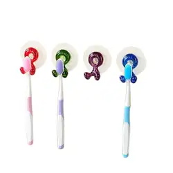 Новый зубная щётка держатель дома моды Ванная комната Зубная щётка всасывания Кронштейн с подставкой для стаканчиков настенное крепление