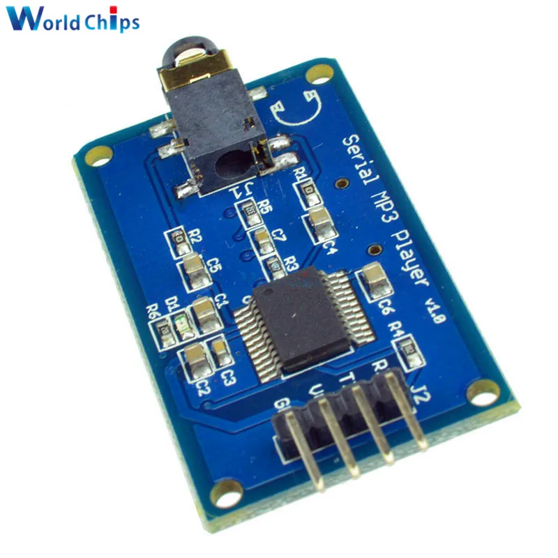 YX5300 UART TTL модуль последовательного управления MP3 музыкальный плеер с поддержкой