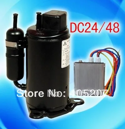 DC 72v solar power Compressor for Transportable ACs mobile