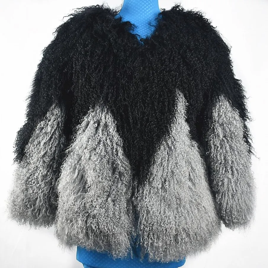 Женская Новая натуральная пляжная шерстяная кожаная куртка, осенняя и зимняя теплая мода, Европейский уличный стиль, меховая одежда