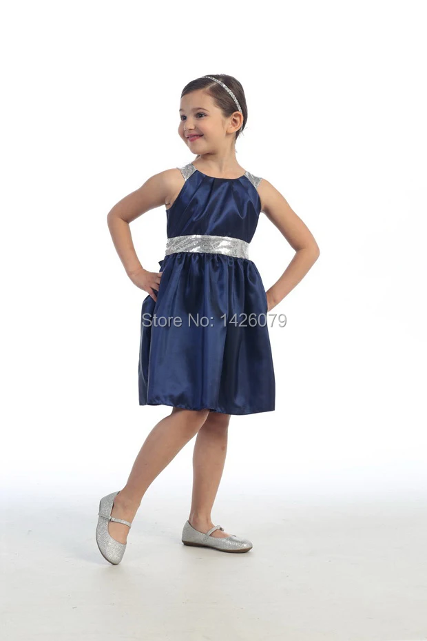 navy bridesmaid dresses kids