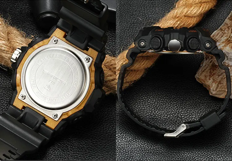 Горячая SANDA военные часы мужские водонепроницаемые уличные спортивные аналоговые цифровые часы Chrono наручные часы для дайвинга Saat Relogio Masculino