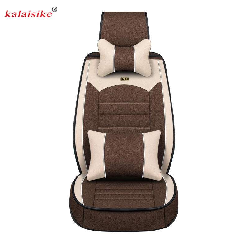 Kalaisike Flax Universal Car Seat covers for Suzuki all models grand