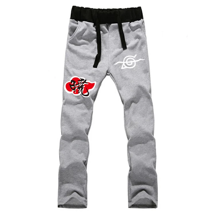 

Anime Naruto Sweatpants Cartoon Cosplay Joggers Casual unisex Halloween Elastic Pants A72016