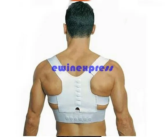 Magnetic Therapy Posture Back Shoulder Corrector Support Shoulder Brace Belt  (8)