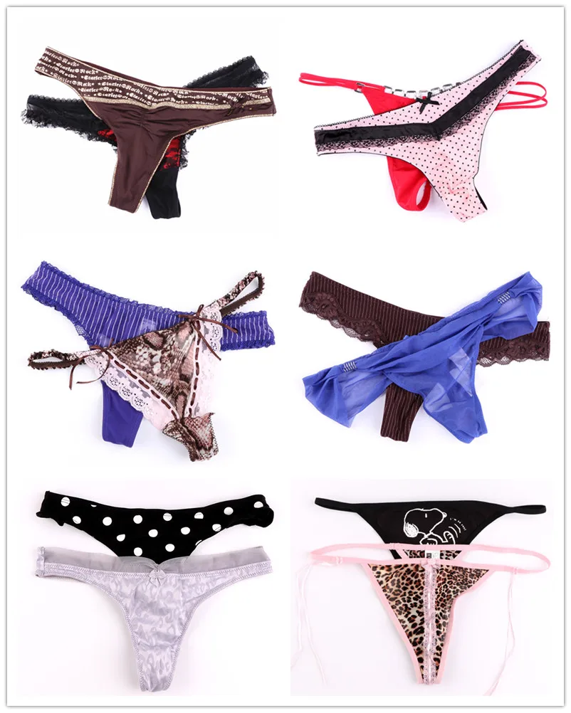 5/10 PCS/Lot Random Variety of Thongs and G strings Women Panties Female Thong T back Women Underwear Lingerie Tanga 5/10 PCS/Lot Random Variety of Thongs and G strings Women Panties Female Thong T back Women Underwear Lingerie Tanga