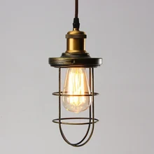 105x200 мм Железный Эдисон винтажный Ретро абажур потолочный светильник фитинг Лампа защитная проволочная клетка бар Кафе Декор лампа крышка Лампа основание