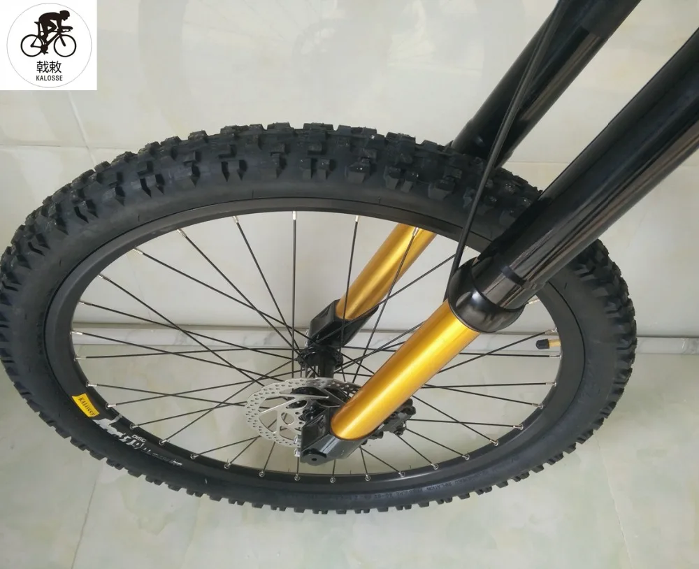 Clearance Kalosse  DH bike  new cycling jersey bicicleta bike  M610 30 speed  26*2.35er Downhill  bicycle  Hydraulic   brakes 3