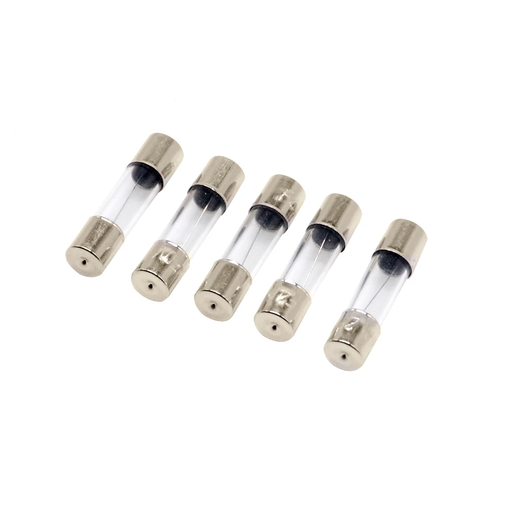 Стеклянные трубные предохранители Fast Blow 5x20 6x30 мм 250 в 0 5 1 2 3 4 6 8 10 15 20 25 30 A шт./лот
