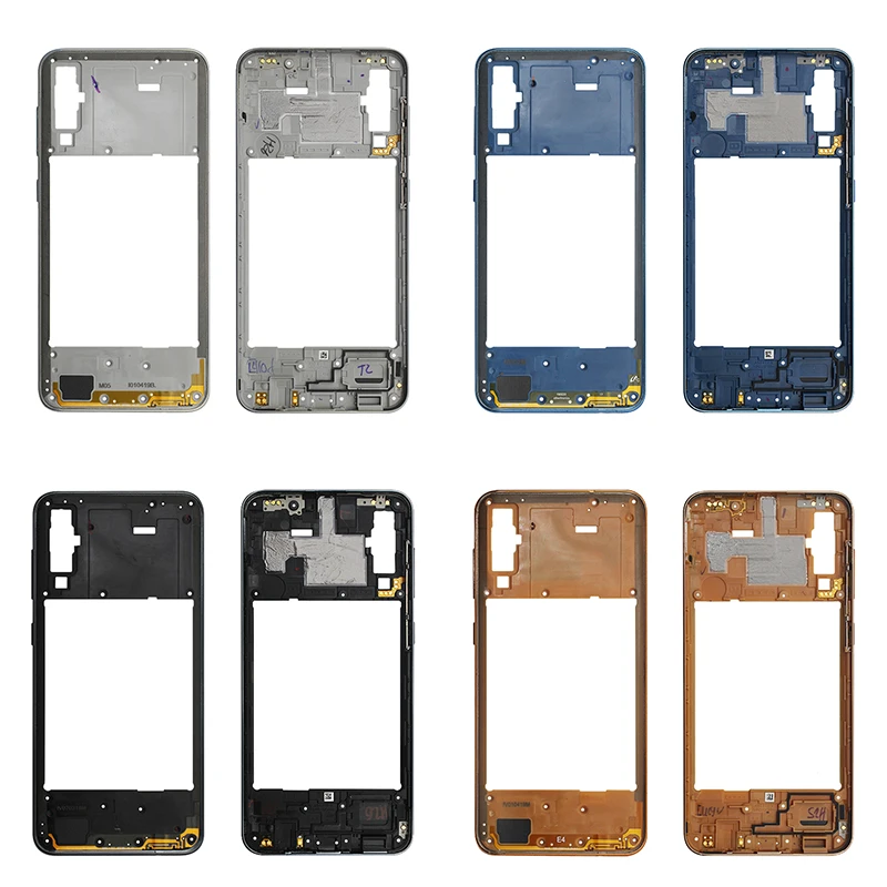 Корпус средняя рамка Запчасти для Samsung Galaxy A20 A30 A40/A210 A50 пластина крышка|Корпусы и