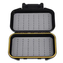 1 шт. коробка для ловли нахлыстом из пенопласта двухсторонняя Водонепроницаемая муха приманка для хранения рыболовная приманка ложка крючок Приманка коробка для снастей маленькая коробка для аксессуаров