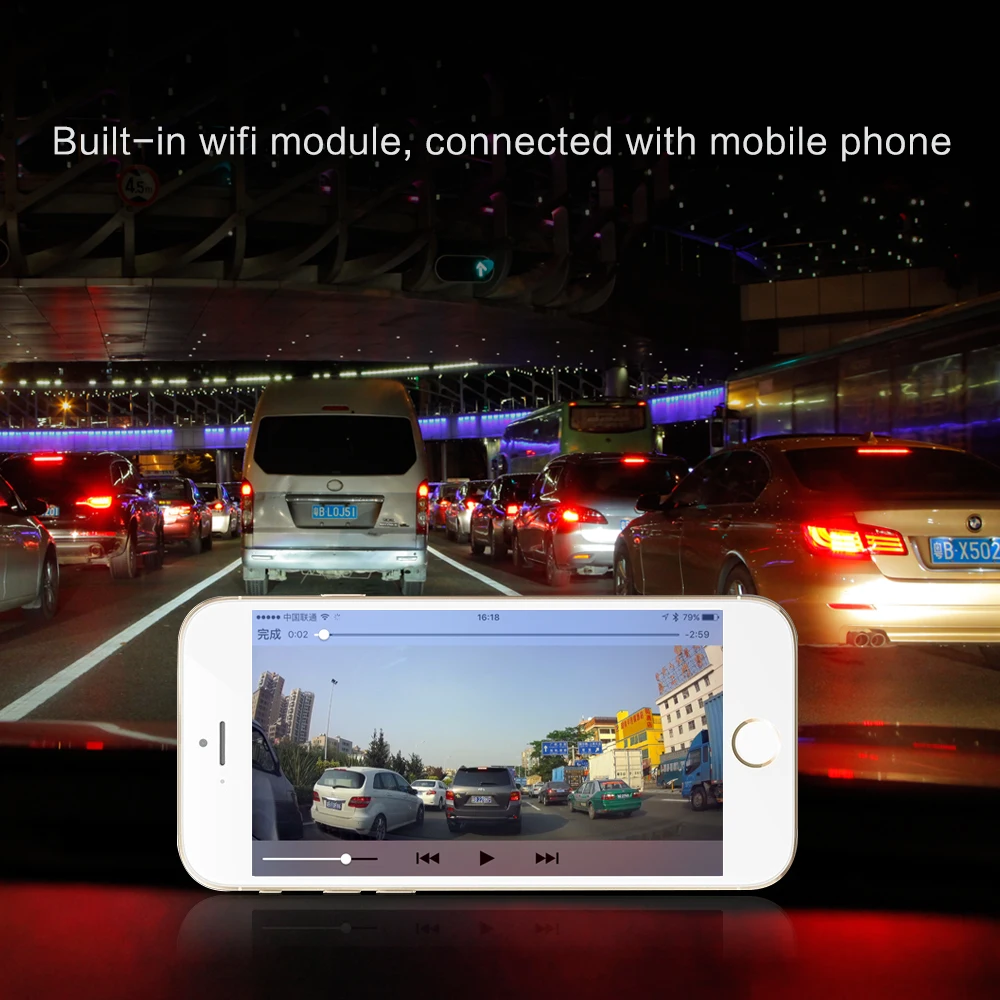US $239.00 IRO Dashcam for Tesla Model S AP1 Full HD 1080P WiFi Gsensor WDR is Auto Video Recording A66 Parking Monitoring Car DVR