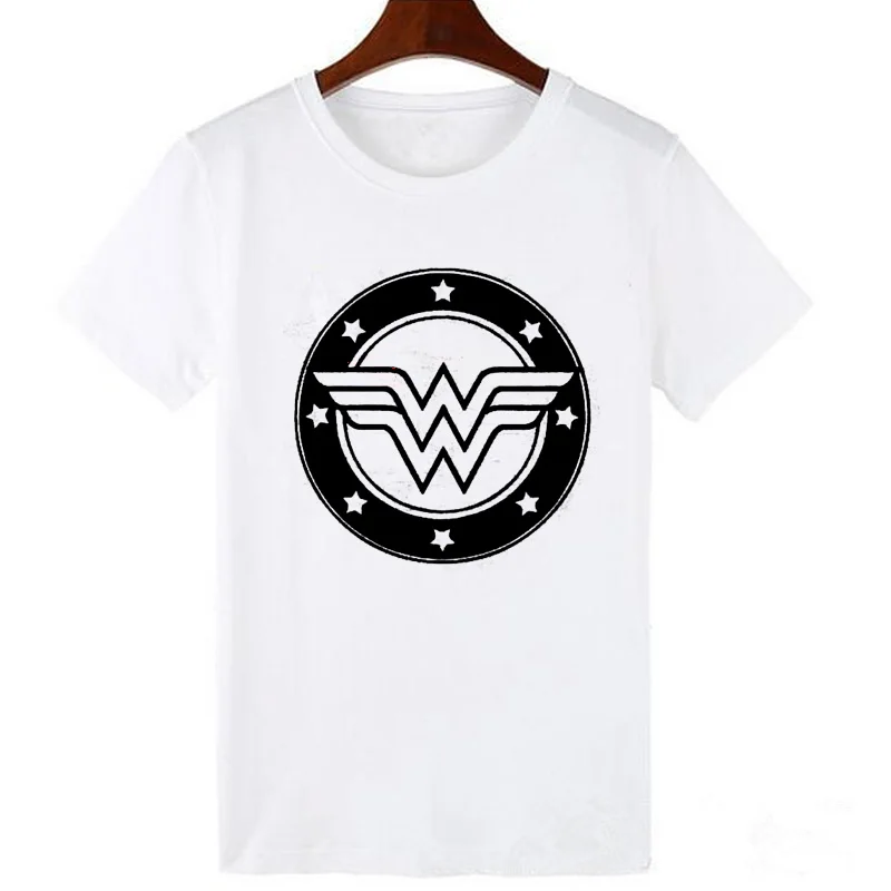 Pkorli Comic Wonder Woman Printed T-Shirt Women Punk Rock Princess T Shirt For Lady Girls Short Sleeve Tee Tops Pkorli Comic Wonder Woman Printed T-Shirt Women Punk Rock Princess T Shirt For Lady Girls Short Sleeve Tee Tops