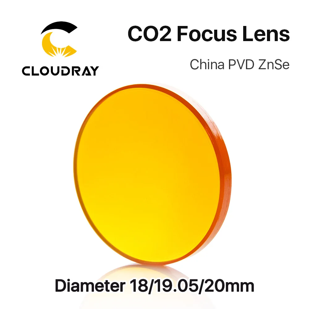 China ZnSe Focus Lens CO2 Laser Engraving Cutter  DIa. 18mm FL 50.8mm 2"