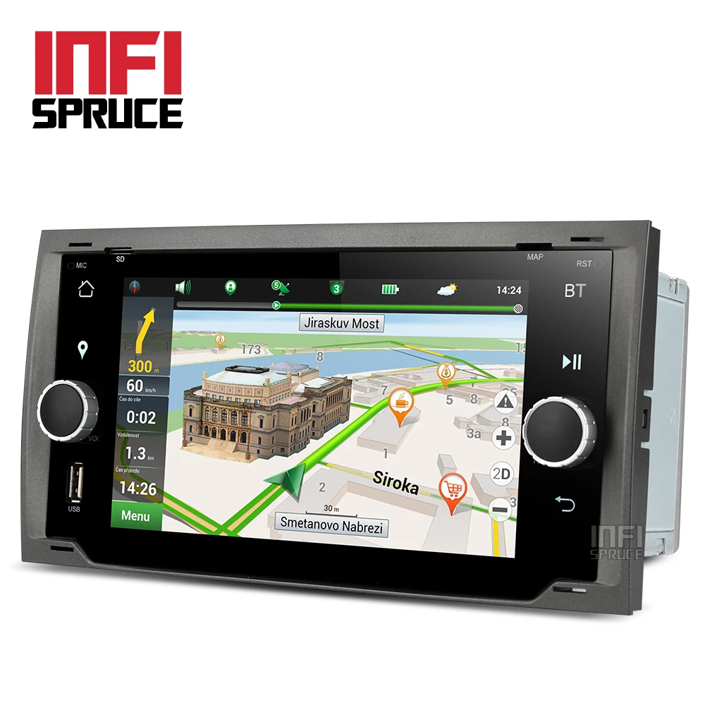 Android 9 0 автомобильный dvd для Ford focus Mondeo S max smax c с 32 Гб rom радио gps медиаплеер 1024*600