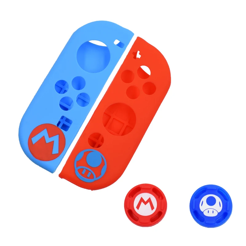 Силиконовый чехол Joycon для rend Switch, Противоскользящий резиновый чехол, Защитный колпачок для джойстика для nintendo Switch, контроллер