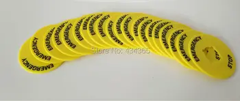 

100pcs 16mm Emergency Stop Switch Plastic panel label frame sign Pushbutton Switch Panel Label Frame