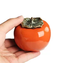 Китайский кунг-фу Цзиндэчжэнь Чай Caddy чай банки хурма контейнер для Пуэр Улун чай хранения сундуки чай поставка